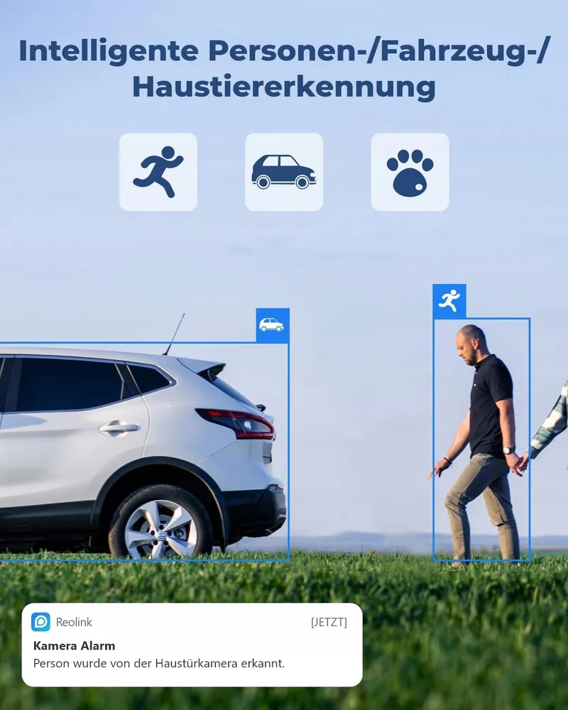 REOLINK Camera Buiten 4K Dual-Lens 180° WiFi 6 Nachtzicht Audio — foto 4