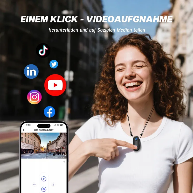 TIANTIANLE Action Cam 4K WiFi Waterdicht 30m 360° Helmcamera — foto 3