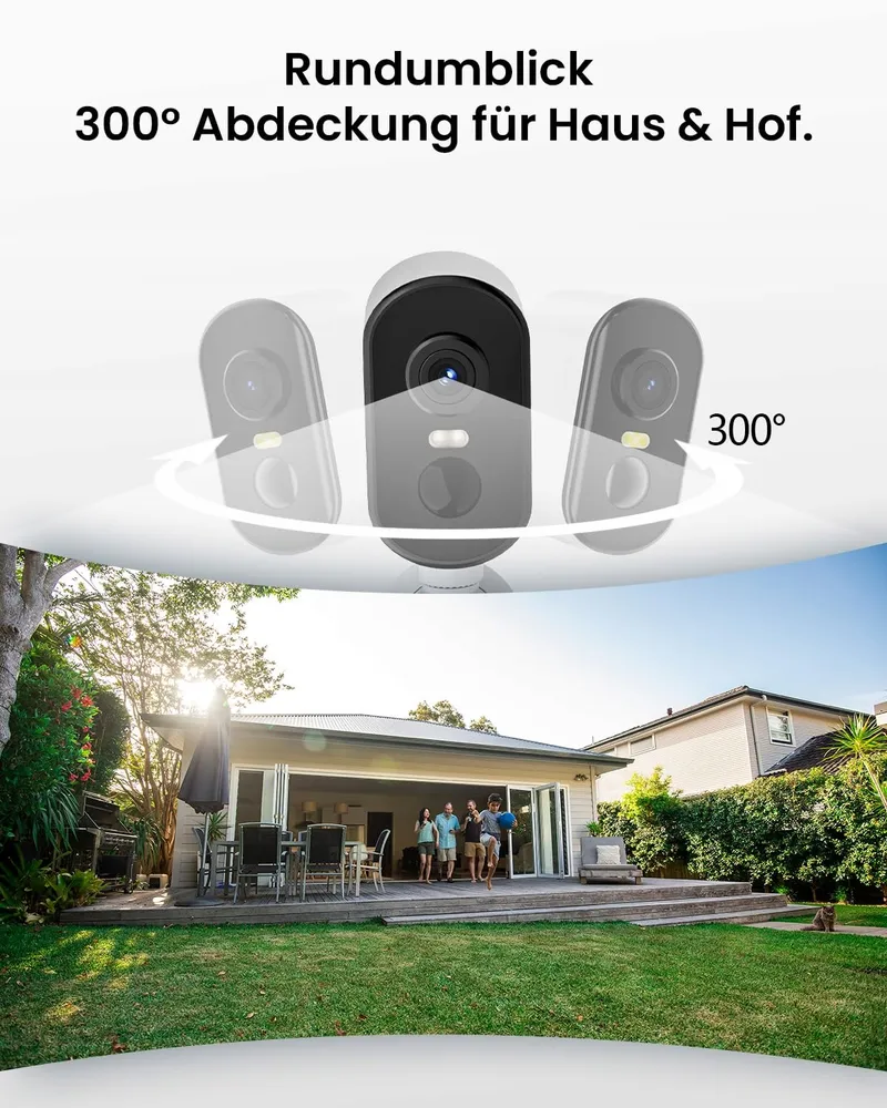 CZEVIEW 2K Buitencamera Draadloos IP65 Dubbelzijdige Audio — foto 3
