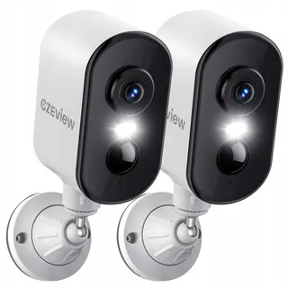 CZEVIEW 2K Buitencamera Draadloos IP65 Dubbelzijdige Audio — miniatuur 1
