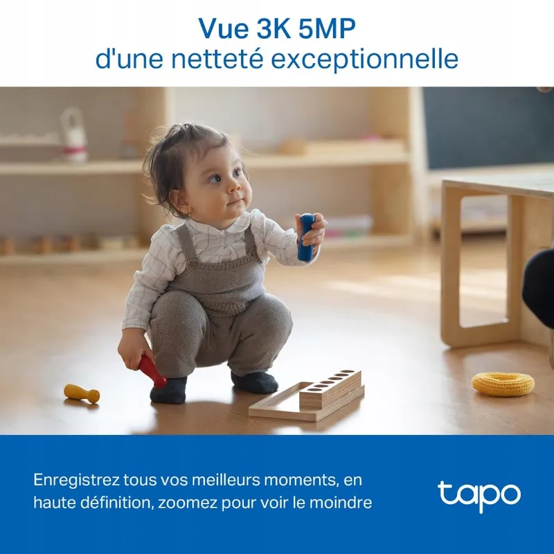 TAPO C230 3K 5MP 360 WiFi Camera AI Nachtmodus Audio Alexa — foto 3