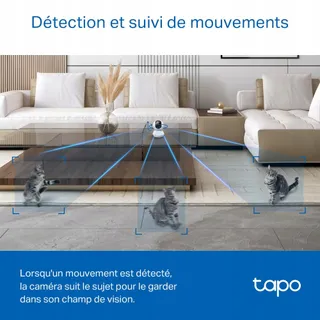 TAPO C230 3K 5MP 360 WiFi Camera AI Nachtmodus Audio Alexa — miniatuur 8