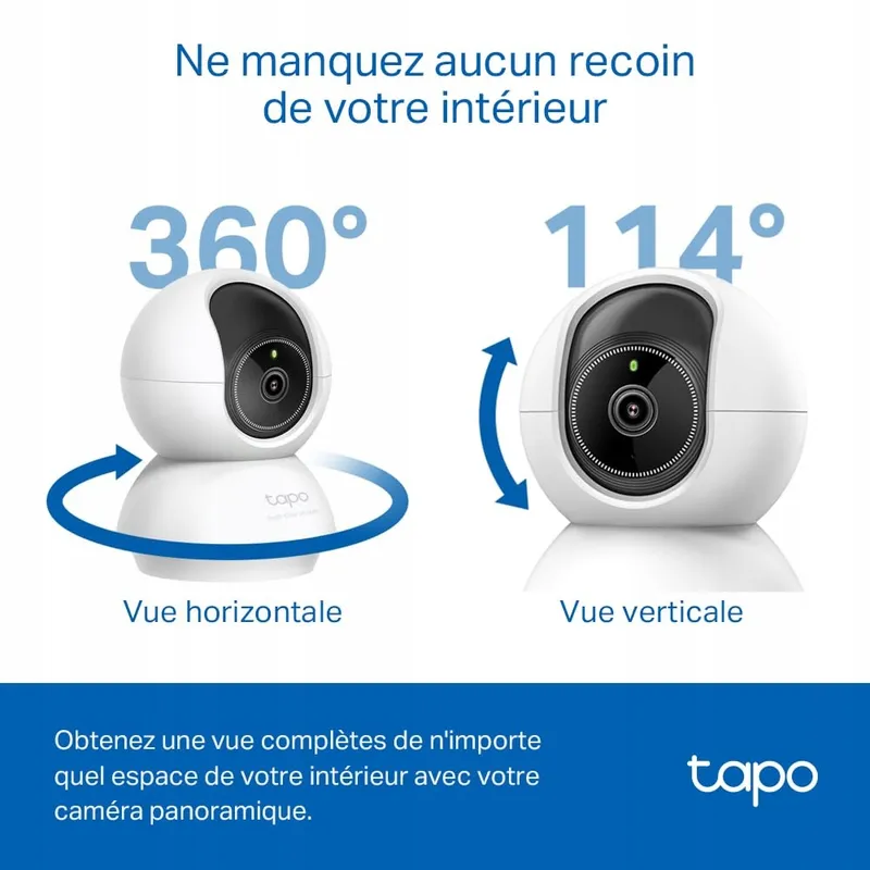 TAPO C230 3K 5MP 360 WiFi Camera AI Nachtmodus Audio Alexa — foto 4