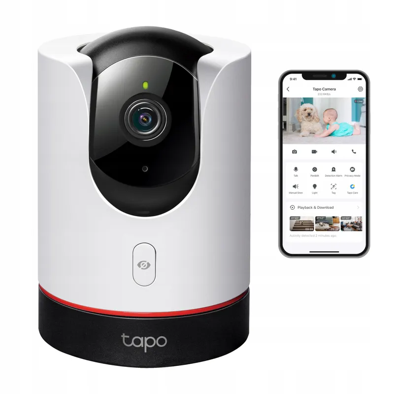 TAPO C225 360 WiFi Beveiligingscamera 2K 4MP Starlight Alexa Google — foto 9