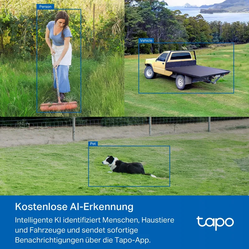 TAPO C501GW Camera 360° 4G LTE SIM Starlight AI 1080P IP66 Geen WiFi — foto 7