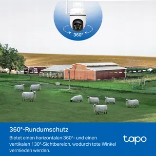 TAPO C501GW Camera 360° 4G LTE SIM Starlight AI 1080P IP66 Geen WiFi — miniatuur 6