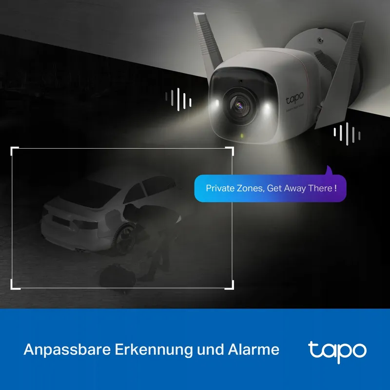 TP-LINK TAPO C325WB Buitencamera 2K AI IP66 ColorPro Nachtzicht — foto 8