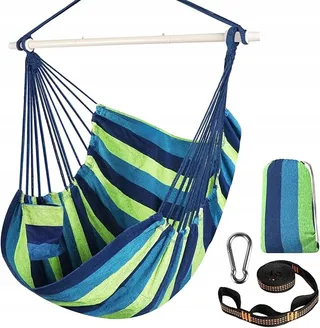CHIHEE Hangstoel Katoenmix Comfortabel Binnen Buiten — miniatuur 7