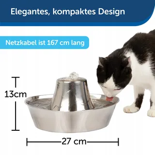 PETSAFE Seaside Drinkfontein 18L Stil RVS Zilver — miniatuur 5