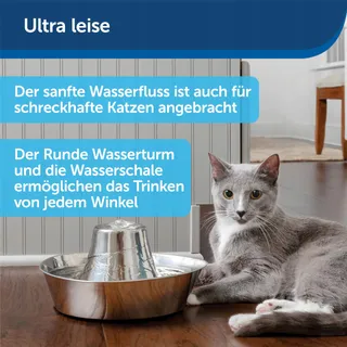 PETSAFE Seaside Drinkfontein 18L Stil RVS Zilver — miniatuur 2