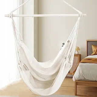 CHIHEE Hangstoel Katoen Comfortabel Binnen en Buiten — miniatuur 2