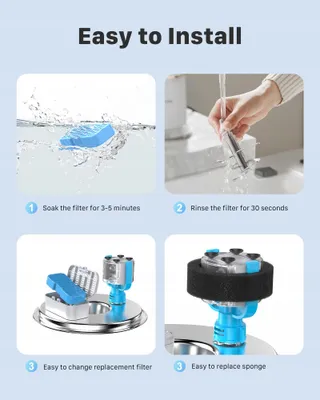 UIOOQ 6 Filters 6 Sponzen Voor Kattenfontein — miniatuur 4