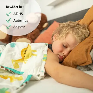 ELLA Verzwaringsdeken Kind 3,2kg 100x150cm Dino — miniatuur 4