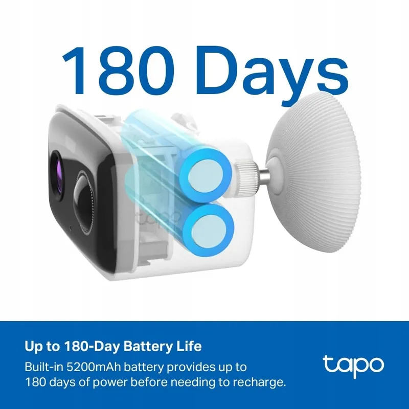 TAPO C400 Buitencamera Accu 1080p HD WiFi Nachtzicht Weerbestendig — foto 3