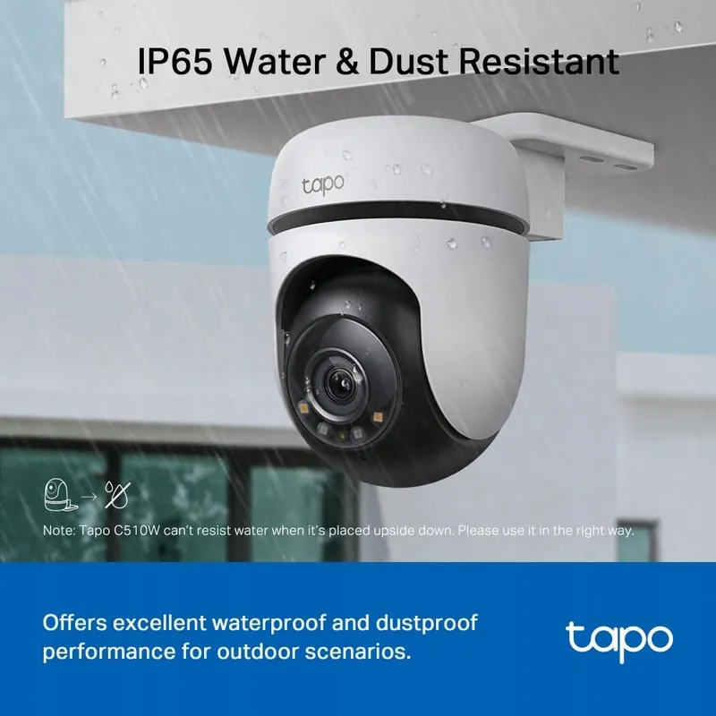 TP-LINK Tapo C510W Camera Buiten 360° 2K IP65 Nachtzicht Audio — foto 9