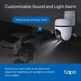 TP-LINK Tapo C510W Camera Buiten 360° 2K IP65 Nachtzicht Audio — miniatuur 8