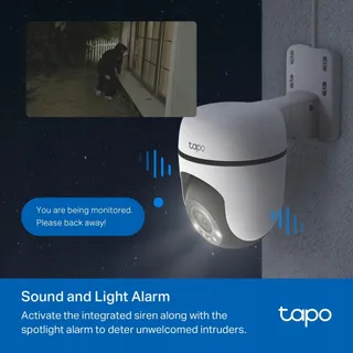 TP-LINK Tapo C510W Camera Buiten 360° 2K IP65 Nachtzicht Audio — miniatuur 6