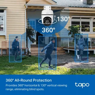 TP-LINK Tapo C510W Camera Buiten 360° 2K IP65 Nachtzicht Audio — miniatuur 4