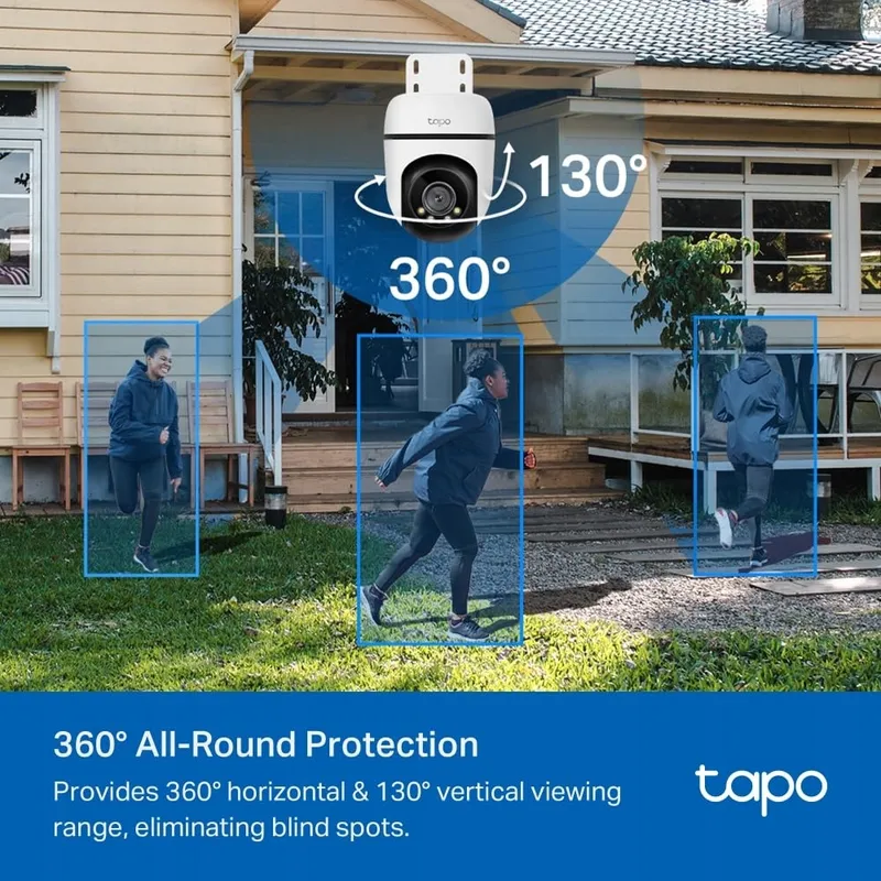 TP-LINK Tapo C510W Camera Buiten 360° 2K IP65 Nachtzicht Audio — foto 4