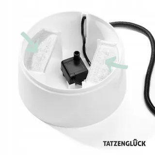TATZENGLUCK 12 Actieve Koolfilters Voor Waterfontein Huisdieren — miniatuur 2