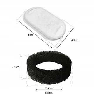 HANTOC Filters Kattenfontein 16 Stuks 3.2L RVS — miniatuur 2