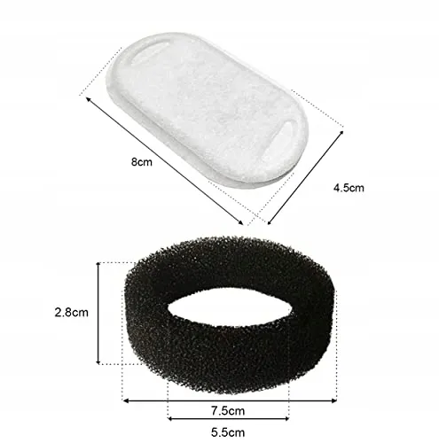 HANTOC Filters Kattenfontein 16 Stuks 3.2L RVS — foto 2