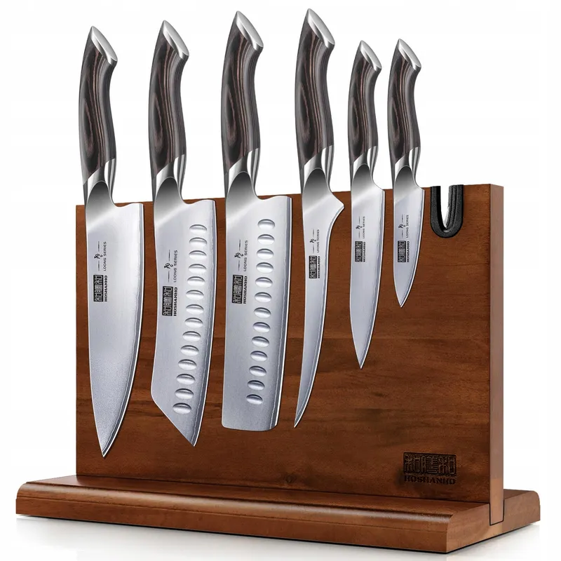HOSHANHO Keukenmessenset 7-delig Japans Koolstofstaal — foto 1