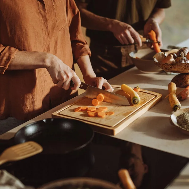 FISKARS Messenset 3-delig Duits Staal FSC Esdoornhout — foto 6