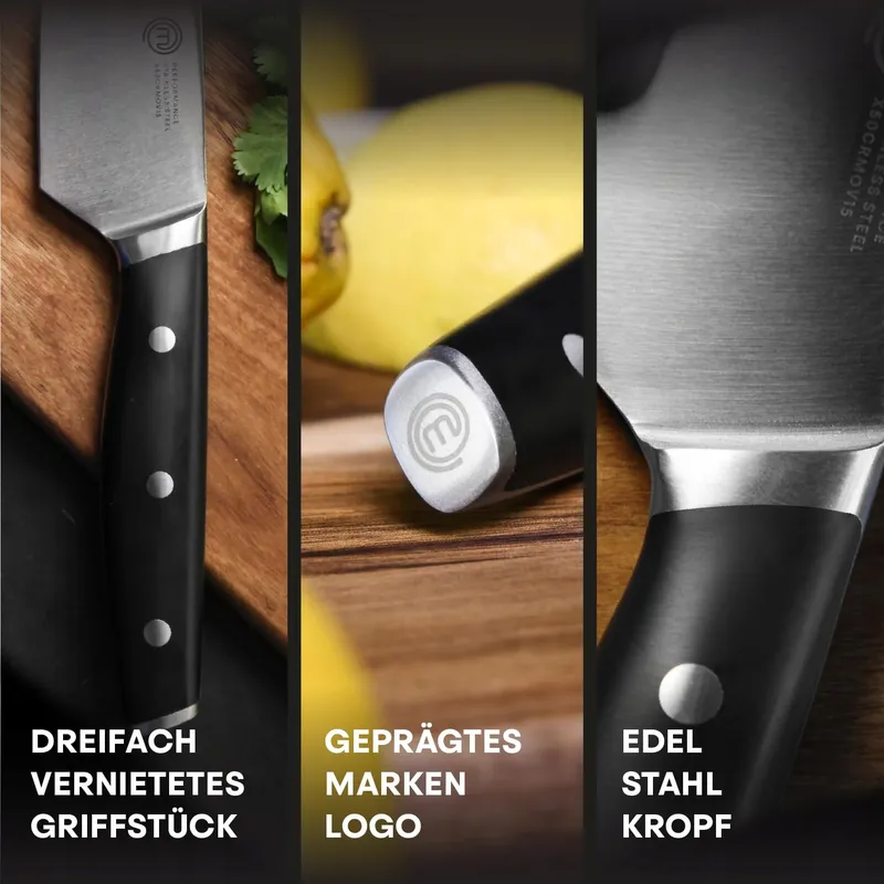 MASTERCHEF Messenset 6-delig RVS Hoog Koolstofgehalte — foto 5