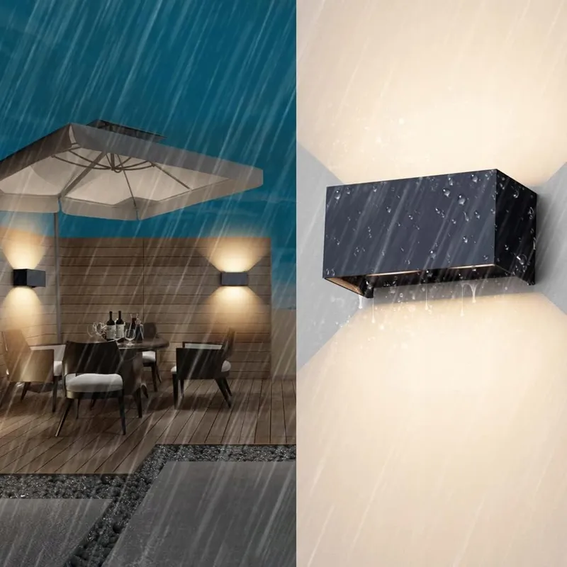 KLIGHTEN Buitenlamp 30W Zwart 2 Stuks IP65 3000K Verstelbaar — foto 9