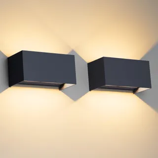 KLIGHTEN Buitenlamp 30W Zwart 2 Stuks IP65 3000K Verstelbaar — miniatuur 8