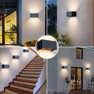 KLIGHTEN Buitenlamp 30W Zwart 2 Stuks IP65 3000K Verstelbaar — miniatuur 10
