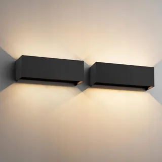 KLIGHTEN Buitenlamp 30W Zwart 2 Stuks IP65 3000K Verstelbaar — miniatuur 1