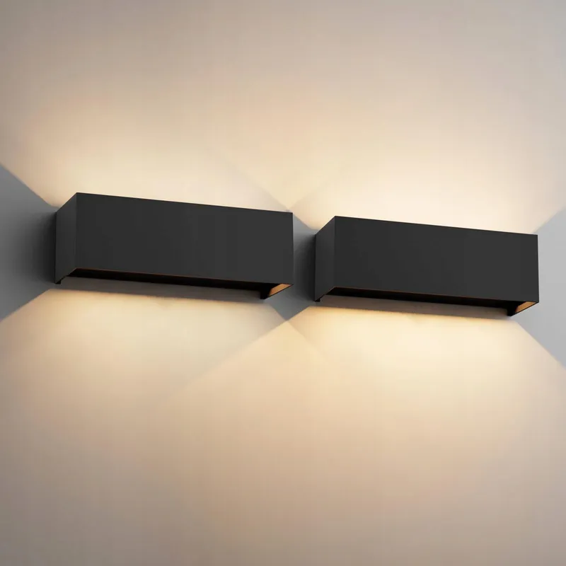 KLIGHTEN Buitenlamp 30W Zwart 2 Stuks IP65 3000K Verstelbaar — foto 1