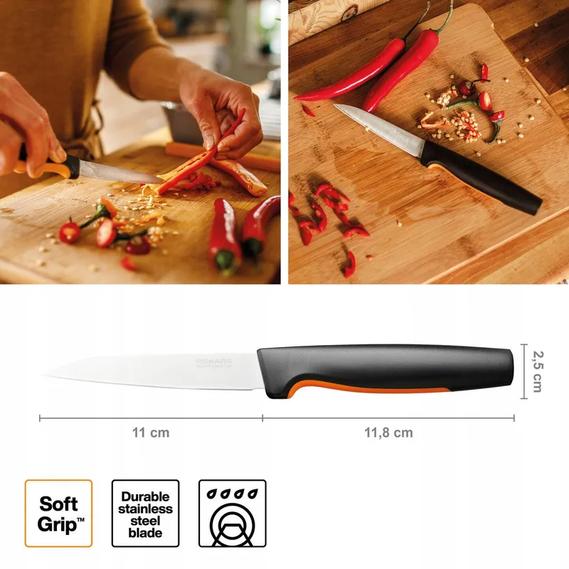 FISKARS Keukenmessenset 5-delig Japans Staal Kunststof — foto 6