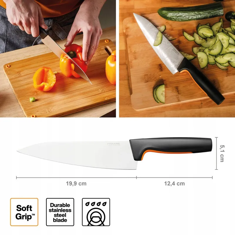 FISKARS Keukenmessenset 5-delig Japans Staal Kunststof — foto 3