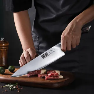 HOSHANHO Keukenmessenset 6-delig Ultra Scherp Magnetische Houder — miniatuur 5