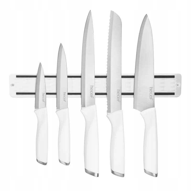 HECEF Messenset Met Magneetstrip 5-delig Roestvrij Staal β foto 1