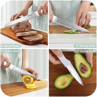 HECEF Messenset Met Magneetstrip 5-delig Roestvrij Staal — miniatuur 7