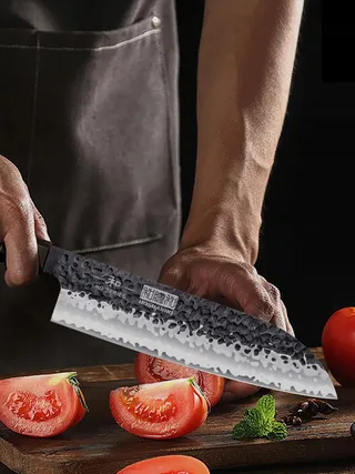 HOSHNAHO Keukenmessenset Ultra Scherp Ergonomische Handgreep — miniatuur 6