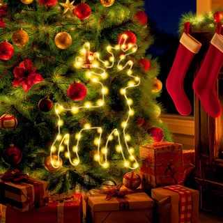 RENTIER Kerstverlichting 2 Stuks 120 LED Kleuren Afstandsbediening — miniatuur 4