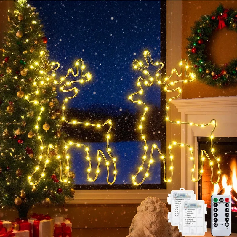 RENTIER Kerstverlichting 2 Stuks 120 LED Kleuren Afstandsbediening — foto 1