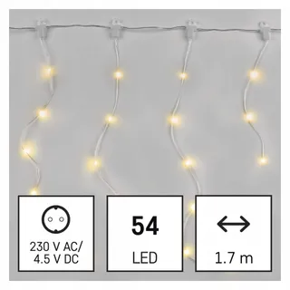 EMOS LED Kerstlichtketting 54 LED 1,7m IP44 Binnen Buiten — miniatuur 3