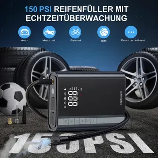 HYCHIKA Powerbank Compressor Auto Benzine 6L Diesel 10L — miniatuur 8