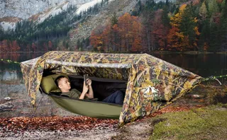 NIGHT CAT Hangmattent Met Klamboe Waterdicht 1 Persoon Camouflage — miniatuur 6