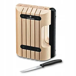 VICTORINOX Messenblok Hout Zonder Messen Voor 6 Messen Amandel Beige — miniatuur 2