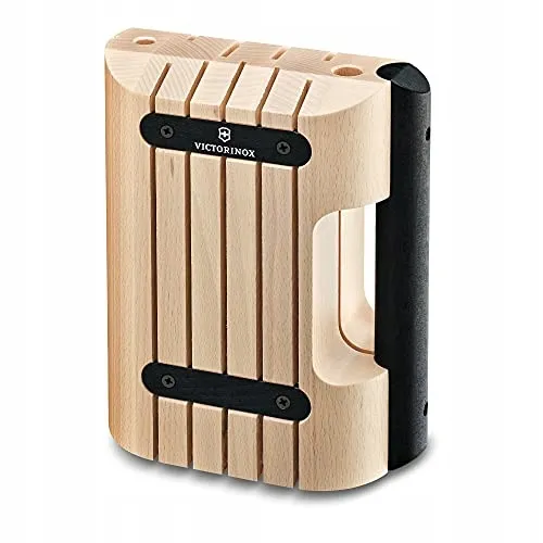 VICTORINOX Messenblok Hout Zonder Messen Voor 6 Messen Amandel Beige — foto 3