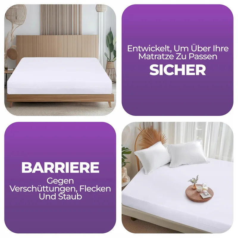 UTOPIA BEDDING Waterdichte Matrashoes 80x190x30cm OEKO-TEX — foto 6