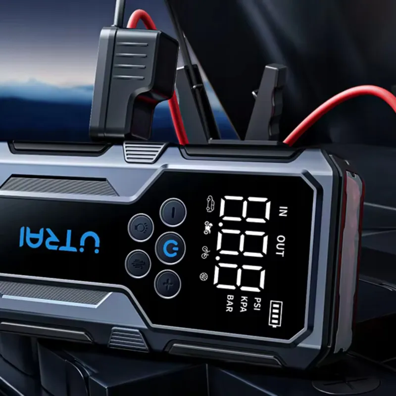UTRAI Powerbank 4500A Compressor 150PSI Zaklamp 18W Snelladen — foto 14