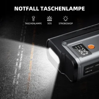 POWERBANK Starthilfe 7000A Auto 12V Benzine Diesel LED USB — miniatuur 4